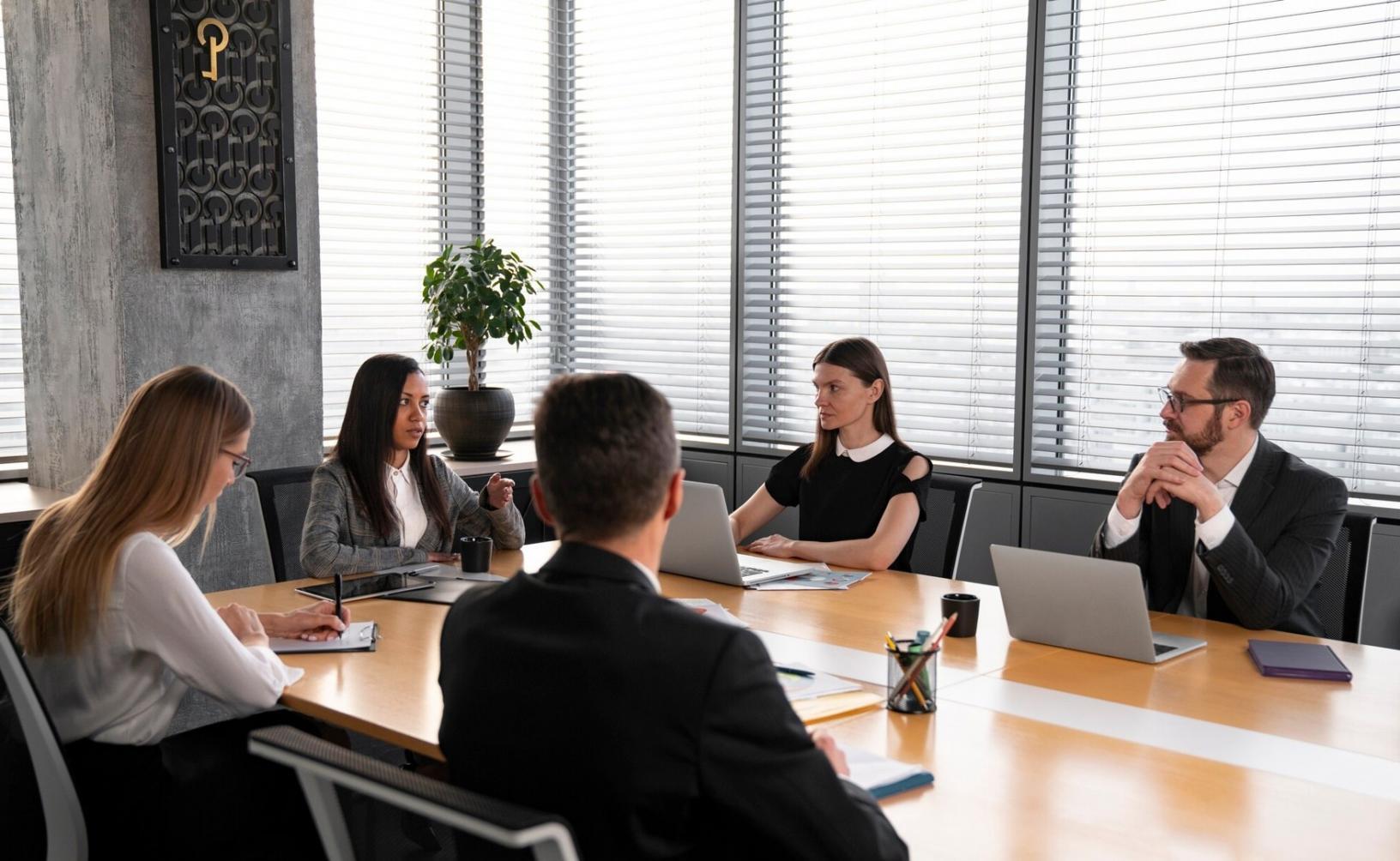 Collaborative financial analysis session showing practical application